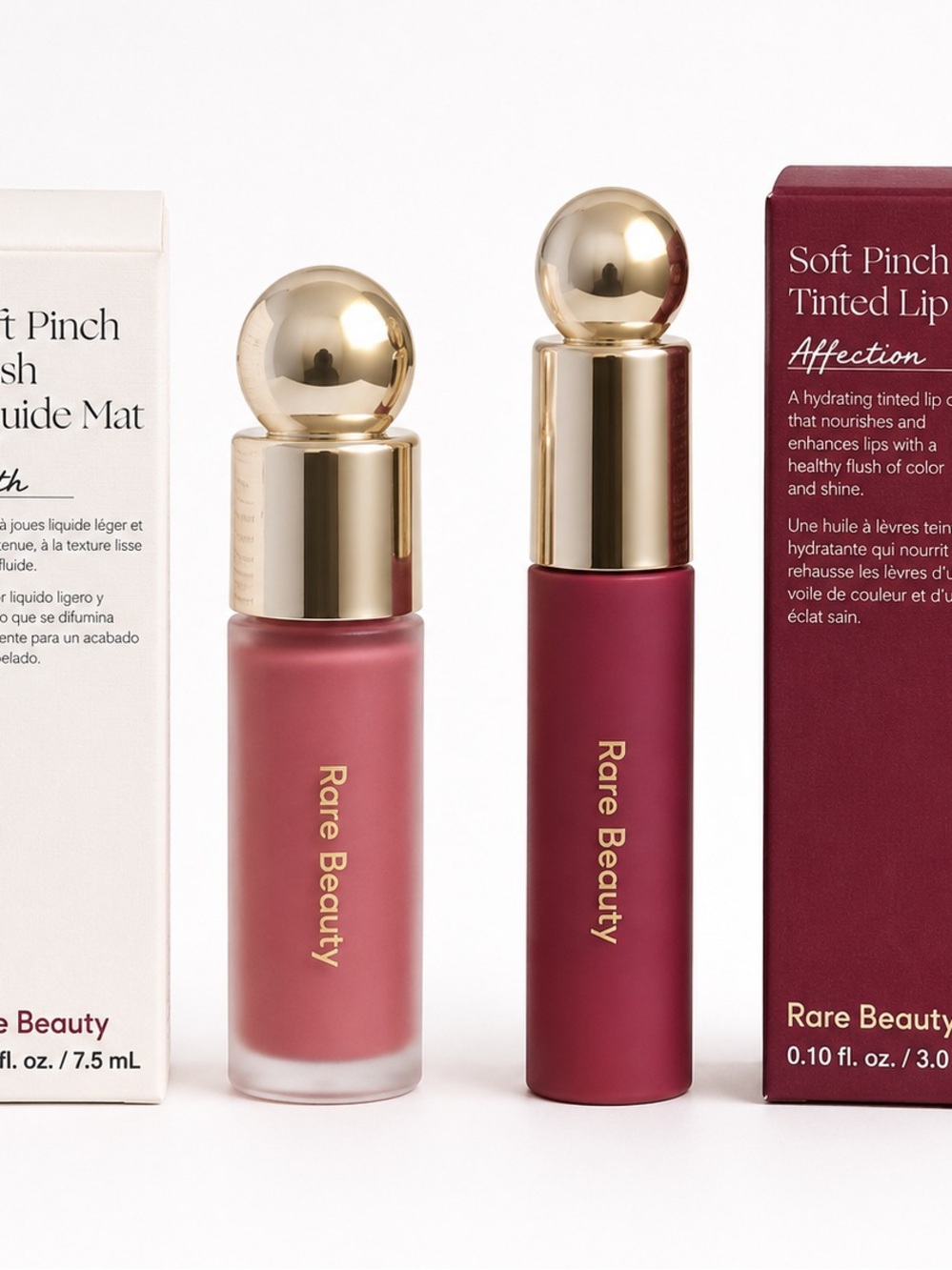 Rare Beauty Bundle Soft Pinch Liquid Blush Faith + Tinted Lip Oil Affection